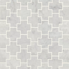 White Carrara Mosaic 4 - marble tile